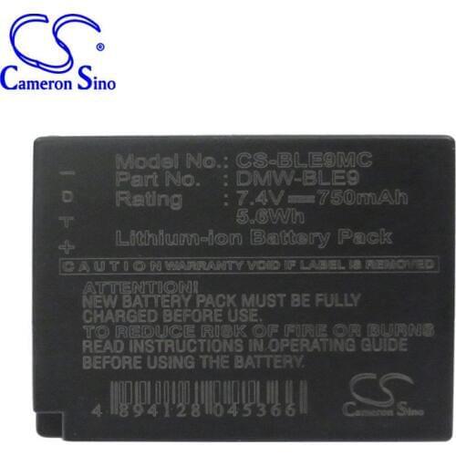 Cameron Sino 750mah battery for PANASONIC DMC-GF3 GF3CT/R/K S6K DMW-BLE9 DMC-GF3W DMC-GF5 Camera Battery