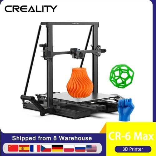 Creality CR-6 Max High Precision 3D Printer 400x400x400mm Large Print Size Silent Motherboard AutoLeveling Filament Detection