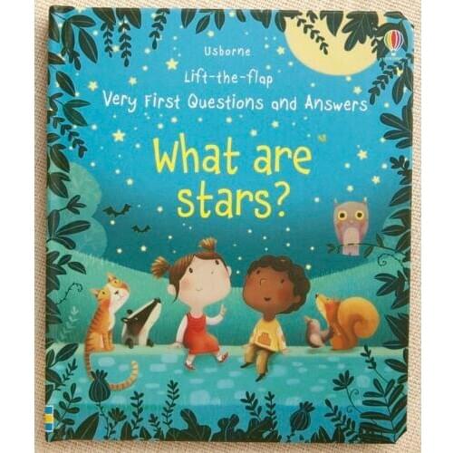 Children Reading Books Lift The Flap Questions and Answers What Are Stars English 3D Picture Board Book Kids