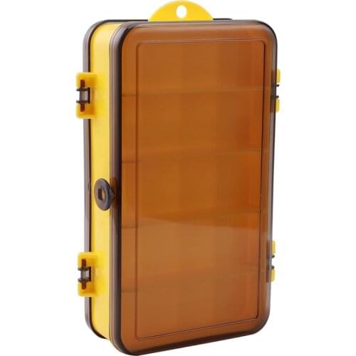 Portable Double-Sided Multifunctional Fishing Storage Box Portable Outdoor Fishing Lure Box Rock Organizer Fish Accessory Box