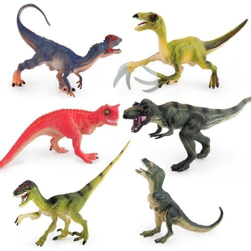 Therizinosaurus Carnotaurus Dilophosaurus Dinosaur World Action Figure Model Collection Doll Kids Gift
