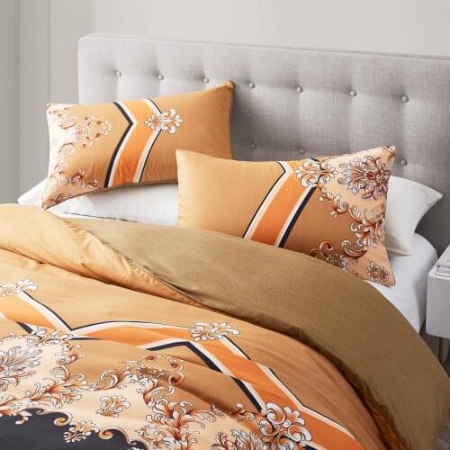 3PCS Bedding Set For Room Modern Pastoral Style Duvet Cover Sets With Shams/Pillowcases Soft Bed Linens Size Full/Queen/King