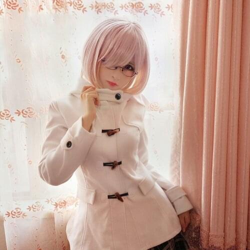 Anime FGO Fate Grand Order Game Cosplay Costumes Mash Kyrielight Cosplay Shielder Matthew Costume Full Sets Women Uniform