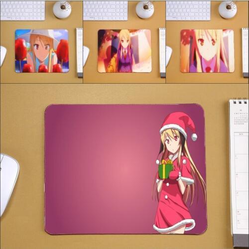 Mairuige The Pet Girl of Sakurasou Hot Anime Cute Girls Pattern Mousepad Shiina Mashiro Small Size Comic Pc Computer Gaming Mat