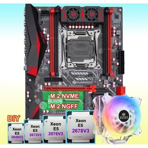 HUANANZHI new arrival X99-AD3 V3.0 motherboard parts DIY CPU Xeon E5 2678 V3/2676 V3 etc. CPU cooler quality computer parts DIY