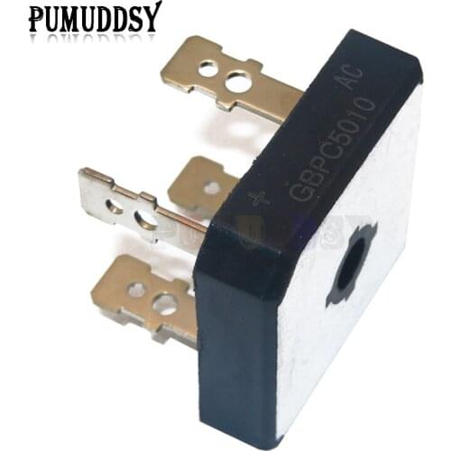 1PCS GBPC5010 Bridge Rectifiers 1000V 50A Bridge Rectifier Built-in heat sink c5010 IGBT module new