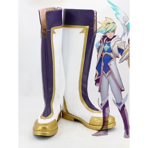 LOL Star Guardian Ezreal Cosplay Boots Shoes Custom Made