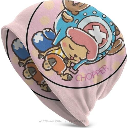 One Piece Monkey D Luffy Anime Hats Tony Chopper Sweet Dreams Knitted Hat Bonnet Skullies Beanies Caps Men Womens Earmuffs