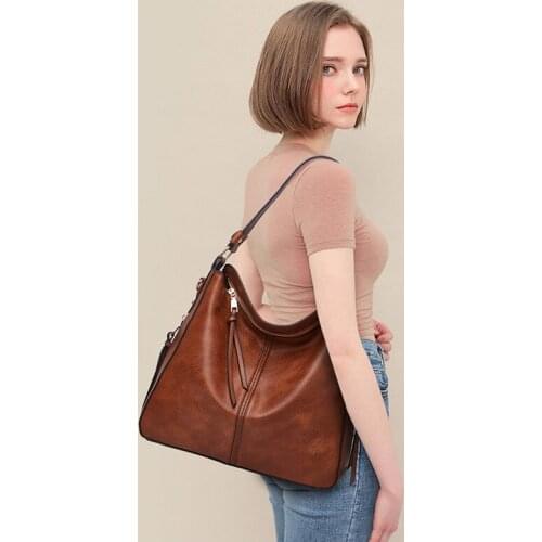 Handbags for Women Large Designer Ladies Hobo bag Bucket Purse Faux Leather handbags for women 2020 tote bag shoulder bag