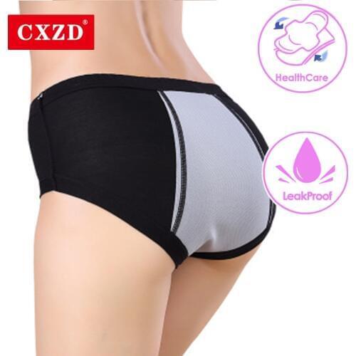 CXZD Women Leak Proof Menstrual Panties Physiological Pants Ultra Soft Postpartum Briefs Health Seamless Underwear