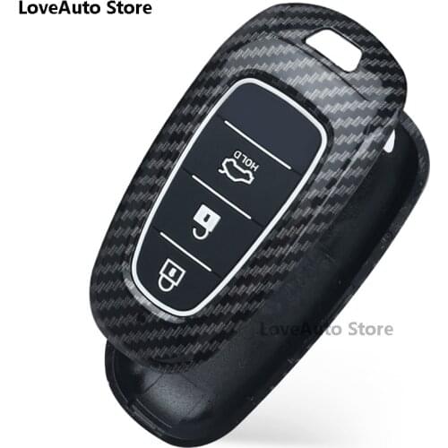 For Hyundai Tucson NX4 2021 2022 Car Key Case Protection Key Cover All Inclusive Shell Keychain Ring Metal Cover Accessories