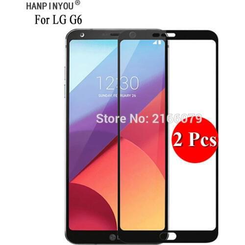 2 Pcs/Lot For LG G6 H870 H870K / G6 Plus 5.7" Full Cover Screen Protector Tempered Glass Protective Film + Clean Tools