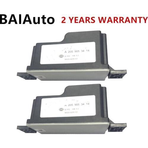 2PCS Voltage Converter Module Auxiliary Battery Kit For Mercedes Benz C Class 205 E W205 W213 CE GLC A205 905 3414 2059053414