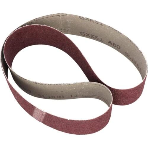 5 Pieces 75x533mm Sanding Belts 80/120/180/240/320 Assorted Grits 533 x 75mm Sanding Band for Sanding Wood Metal Paint M17E