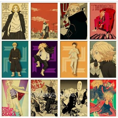 5d Diy Diamond Painting Anime Tokyo Revengers Vintage Cartoon Manga Poster Diamond Mosaic Embroidery Cross Stitch Set Home Decor