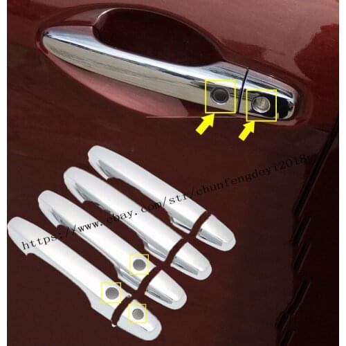 8Pcs Door Handle Cover for Honda CR-V Civic 2012 2013 2014 2015 2016 Chrome Trim
