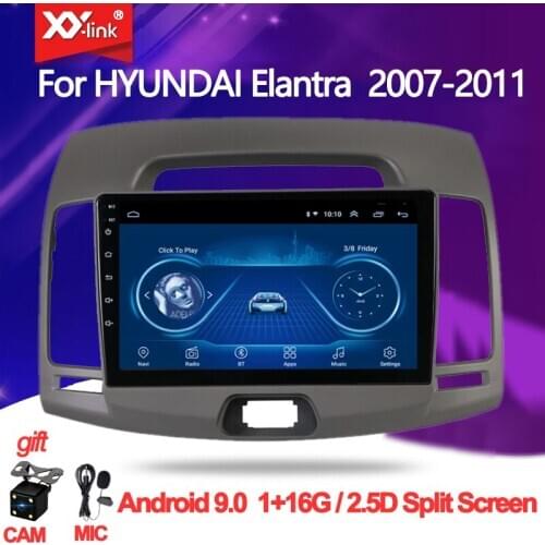 9 inch Android 9.0 CAR gps Navigation Radio stereo For Hyundai Elantra 2007-2011 Car media DVD Player audio autoradio no 2 din