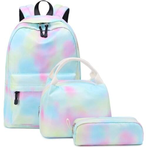 Abshoo Portable Backpack Suitable for School Girls and Boys with Lunch Bag
