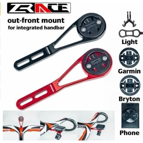ZRACE Bicycle Computer Out front Mount Holder for integrated handbar, iGPSPORT Garmin Bryton GoPro Mobile phone Spotlight