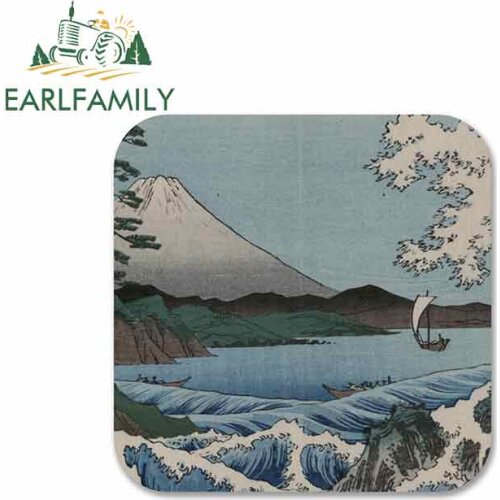 EARLFAMILY 13cm x 13cm For Vintage Japanese Tag Funny Car Stickers Fashion Occlusion Scratch Bumper Window Stickers Waterproof