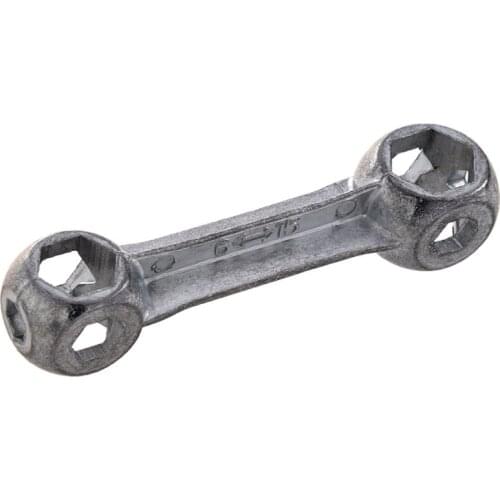 10 in 1 Bicycle Dumbell Wrench Spanner Multifunction Bike Repair Tool 6mm-15mm