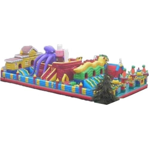 Giant inflatable fun city, inflatable city playground