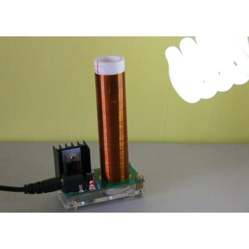 Finished Min Tesla Coil Space Lighting Magic Props