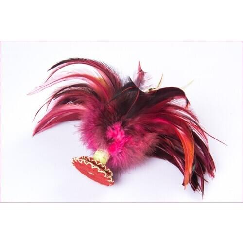 Game fitness shuttlecock double Strengthening Handmade Color Big Feather Shuttlecock Game Fitness Shuttlecock Double