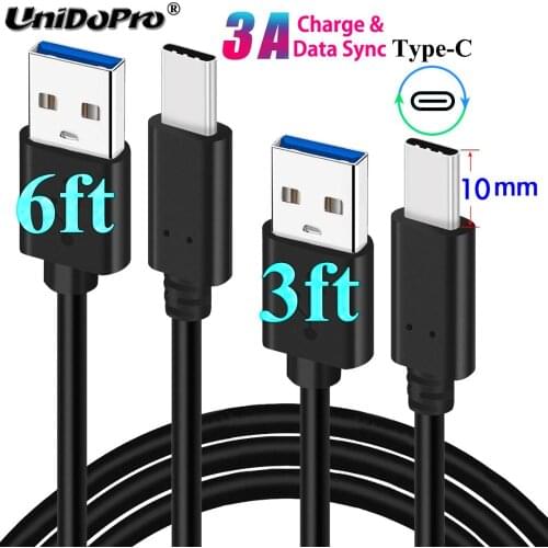 10mm Extended Tip Type C Fast Charger Cable for LG G8 G7 G6 G5 V20 V30 V35 V40 V50 V60 ThinQ Stylo 5x Q51 Phones w/ Bulky Case