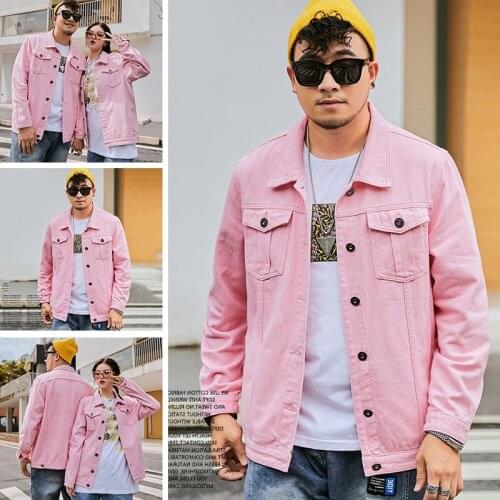 Coat mens design sense niche early autumn new female trend Harajuku style long-sleeved denim jacket lovers