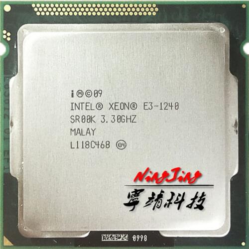 Intel Xeon E3-1240 E3 1240 3.3 GHz Quad-Core Eight-Thread CPU Processor 8M 80W LGA 1155