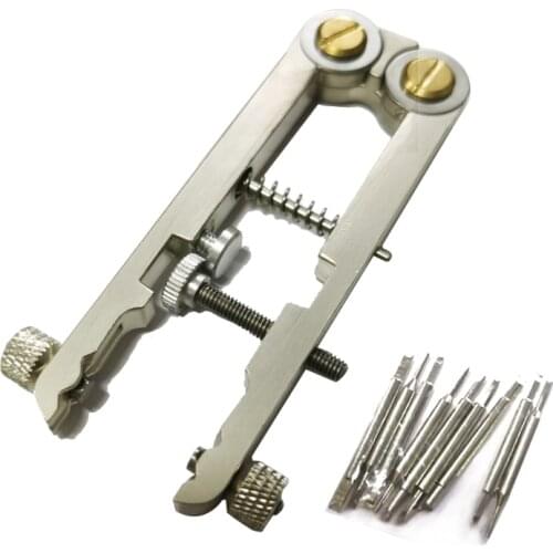 Adjustable Watch Bracelet Plier 6835 Spring Bar Remover Watch Band Repair Removing Tools Aluminum Alloy Pliers Watch Accessories
