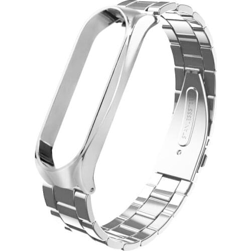 Strap For Xiaomi Band 6 Stainless Steel Wristband Replacement Bracelet For Xiaomi Band 6 Fashion Personality Wriststra