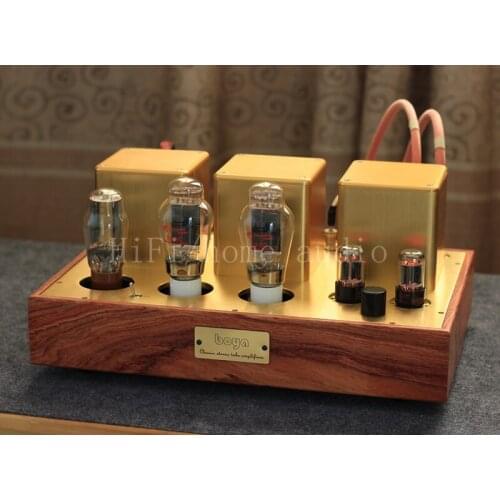 6SN7 coupling to promote 2A3C, gold version combined single-ended tube power amplifier, output power 2*3.5W, sensitivity 300MV