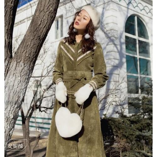 Spring new arrivals retro velvet dress female lace stitching high waist was thin banquet outwear fashion dress with liner F975