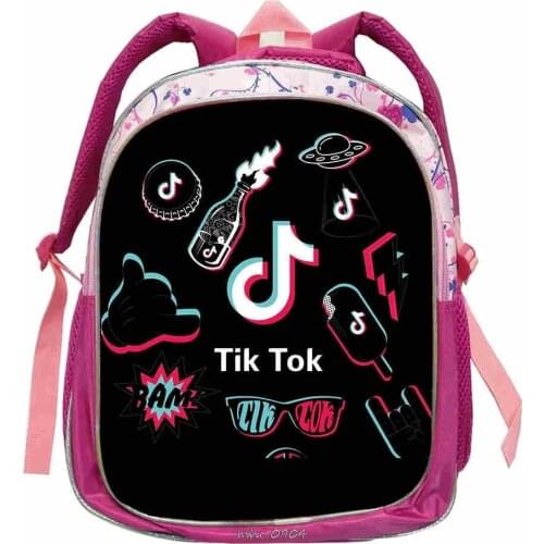 High Quality Tik Tok Children School Bags Cartoon Rainbow Primary Backpacks Boy Girl Kids Satchel Schoolbag Backpack