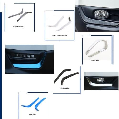 High quality For Honda CRV CR-V 2017-2020 car shape abs chrome-plated front fog lampshade trim frame shape