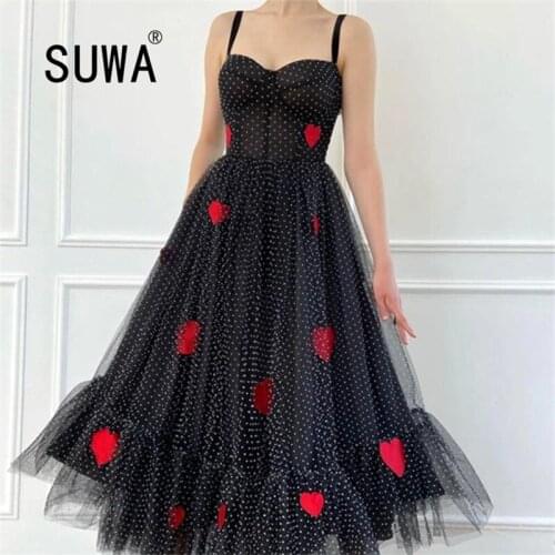 Bridesmaid Long Dresses For Women Elegant Sexy Sleeveless Wedding Gowns Dress Square-neck Tea Length Vestido 2020 New Product