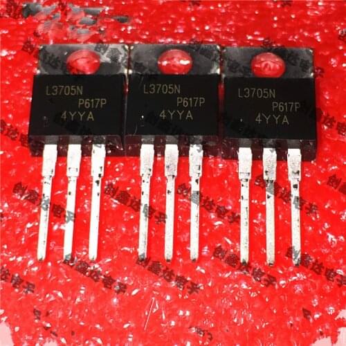 10 pcs 3705 IRL3705 55 V 75A TO-220AB