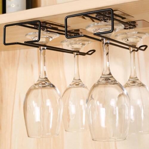 25x4x9cm Wine Glass Hanger Rack Stemware Home Bar Pub Holder Stainless Steel