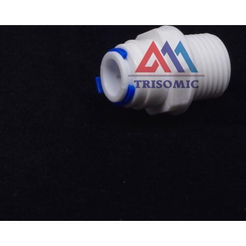 3/8" OD Tub Quick Pushfit 1/2" BSP Male Fitting Connection Aquarium RO Water Filter Reverse Osmosis System