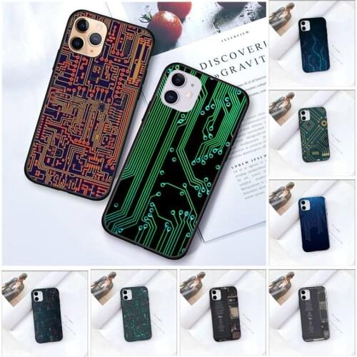 Zororong Motherboard Circuit board Phone Case For iPhone 12 Mini 11 Pro XS Max X XR 7 8 Plus