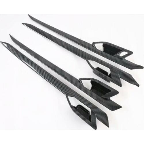 For Volkswagen Golf 8 MK8 280TSI Pro 2021 2022 ABS Car Styling Accessories Door Inner Handle Bowls Cover Strip Trim Frame