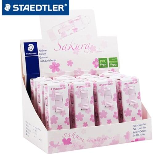 Germany STAEDTLER Telescopic Rubber 525 Cherry Blossom Limited Edition Sketch Design Sketch Office Rubber Replaceable Core
