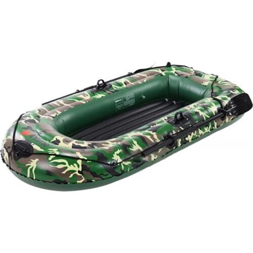10ft 2/3/4 Person Inflatable Boat Set with Paddles Air Pump PVC Kayak Canoe Boat Set for Drifting