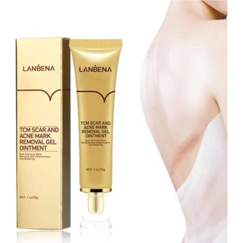 LANBENA Acne Scar Removal Cream Cosmetics For Face Screm TCM Herbal Repair Stretch Marks Remove Scar Treatment Bioaqua Skin Care