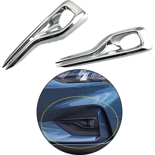 ABS Plastic Fog Light Lamp Cover Trim Frame for Ford Focus 2019 2020 ST-Line