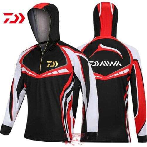 2021 Fishing Clothing Hooded Men Fishing Jacket Waterproof Quick-Drying Coat Fishing Shirt For Hiking Cycling Fishing Clothes