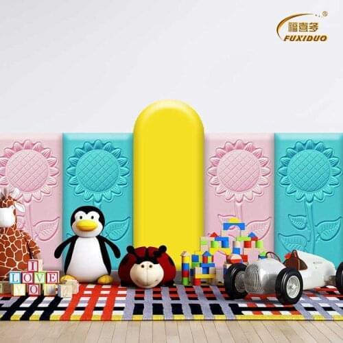 Headboard Home Bedroom Soft Package Thickened Anti-collision Tatami 3d Stereo Wall Stickers Background Wall Decoration Painting