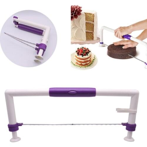 New Medium size Foldable Adjustable Cake Leveler Cutter Cake Slicer Ideal Tool for Baking Cake Fondant Molds